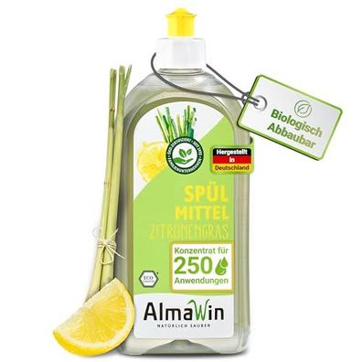 AlmaWin Spülmittel Zitronengras 1er Pack - 500.0ml