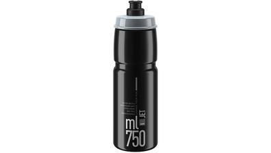 ELITE Trinkflasche "Jet Plus" SB-verpackt, Lebensm 750 ml, schwar