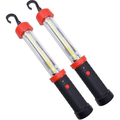 2x COB LED Akku USB Arbeitsleuchte KFZ Werkstatt-Leuchte Hand-Lampe Inspektion
