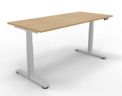 Schreibtisch DSM 180 x 80 cm elektrisch höhenverstellbar ergonomischer Bürotisch