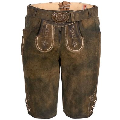 Lederhose Lisa-G Damen zirbe-Antik