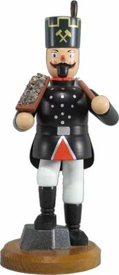 Räuchermann Bergmann mit Erz BxHxT 9x24x8cm NEU Rauchen Rauchfigur Rauchmann Räuc