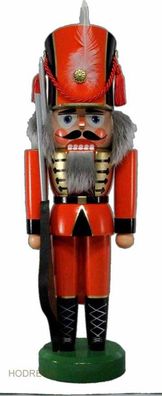 Nussknacker Soldat rot BxHxT 12x38x11,5cm NEU Weihnachten Seiffen Nutcracker Nüss