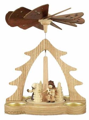 Tischpyramide Schwibbogenhändler Höhe 22cm NEU Holzpyramide Tischdekoration Dekor