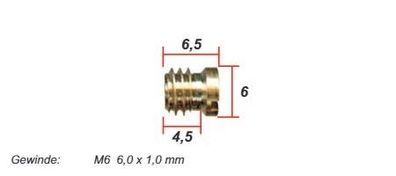 Luftdüse für Mikuni an XS400-1100