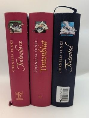 Tintenwelt Trilogie 1-3 Hardcover Tintenherz Tintenblut Tintentod