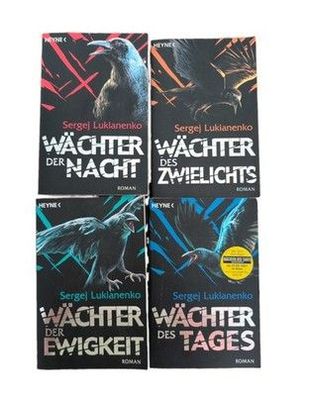Sergej Lukianenko Wächter Romane 1-4 Komplett Fantasy Buch Set