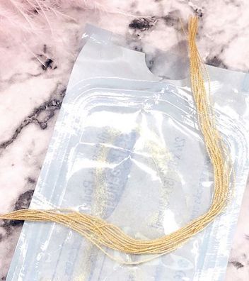 Collagen Goldstaub Fäden für reife Haut