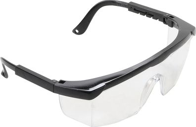 Schutzbrille mit verstellbarem Bügel, transparent