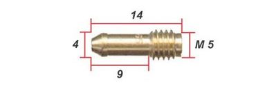 Leerlaufdüse 14mm lang für MIKUNI