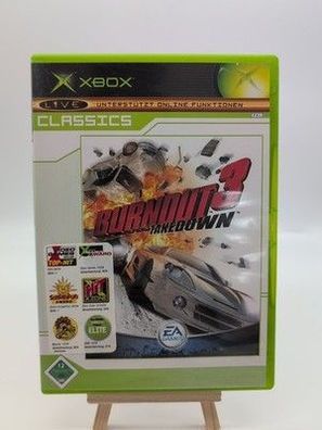 Burnout 3 Takedown Microsoft Xbox Classic EA Games OVP Handbuch