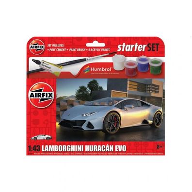 Airfix - Lamborghini Huracán EVO - Starter-Set - 1:43 - 36 Teile