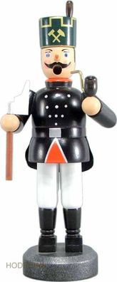 Räuchermann Bergmann mit Erzstab BxHxT 9,5x25x8cm NEU Rauchen Rauchfigur Rauchman