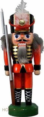 Nussknacker Soldat rot BxHxT 8x22x6,5cm NEU Weihnachten Seiffen Nutcracker Nüsse