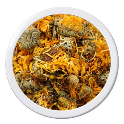 Ringelblume Ringelblumenblüten mit Kelch ganz - 1 kg - lose - VEGAN - PEnandiTRA