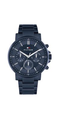 Tommy Hilfiger Tyson Multifunktionsuhr Blau Edelstahl 1710705