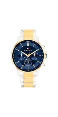 Tommy Hilfiger Tyson Multifunktionsuhr Blau Gold Silber 1710710
