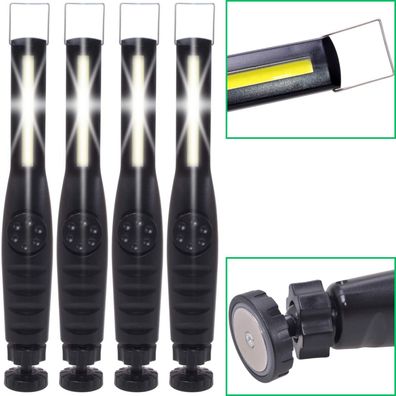 4x LED Arbeitsleuchte KFZ Werkstatt-Leuchte Hand-Lampe Inspektion Taschenlampe