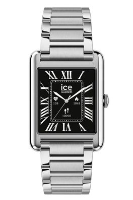 Ice-Watch Damen-Smartwatch ICE Smart TKS 2.0 Silberfarben Rechteckig 025381