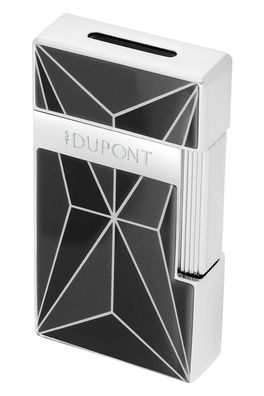 S.T. Dupont Feuerzeug Biggy Fire X Schwarz/Chrom 025277