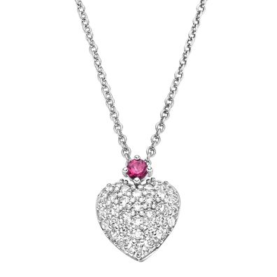 Viventy Schmuck Damen-Halsschmuck Silber 925 Herz Zirkonia 789258