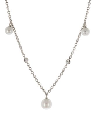 Viventy Schmuck Damen-Kette Silber mit Perlen 789468