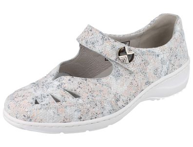 Waldläufer Kya Damen Ballerina multi Nubukleder