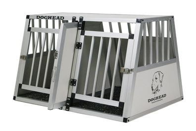 Doghead Hundetransportbox Alu 90x65x55 Comfort Neu Hundebox Hundekäfig Transportbox