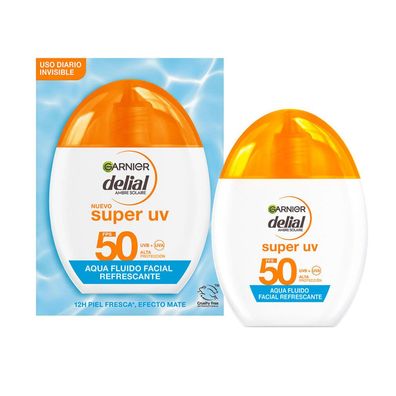DELIAL SUPER UV Aqua erfrischende Gesichtsflüssigkeit SPF50 40 ml