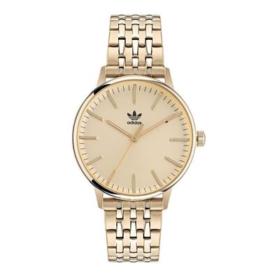 Adidas Style Code One AOSY22024 Damenuhr Quarzuhr Edelstahlgehäuse Gold Armbanduhr
