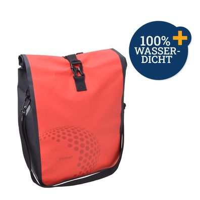 Fahrradtasche Premium Gepäckträger rot Fahrradzubehör Taschen Filmer Premium 49617