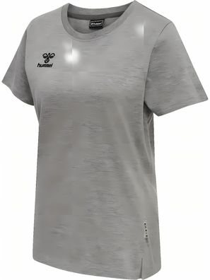 Hummel Damen Sport Shirt Hmlmove Grid Cotton T-Shirt S/S Wom 214793