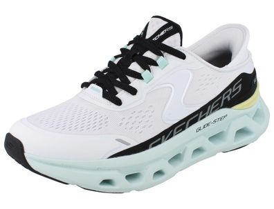 Skechers Slip-ins Damen Schlupfsneaker weiß multi Mesh