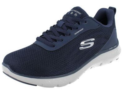 Skechers Flex Appeal Herren Schlupfsneaker blau navy Textil vegan