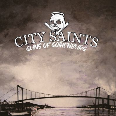 City Saints - Guns Of Gothenburg LP (Black White Marbled Vinyl)