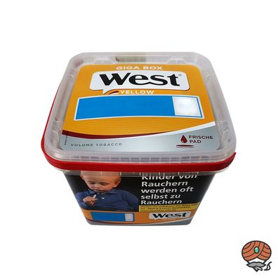 West Yellow Tabak / Volumentabak 245g Box