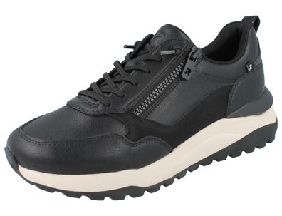 RIEKER R Evolution Damen Sneaker schwarz Glattleder