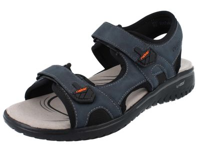 RIEKER 26455-14 Herren Trekking Sandale braun Kunstleder