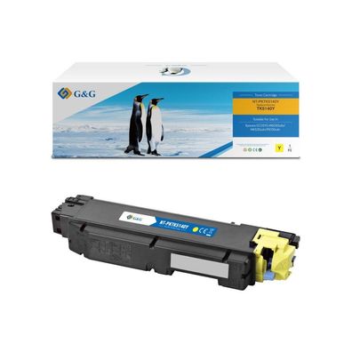 G&G Toner kompatibel mit, Kyocera TK-5140Y/ 1T02NRANL0