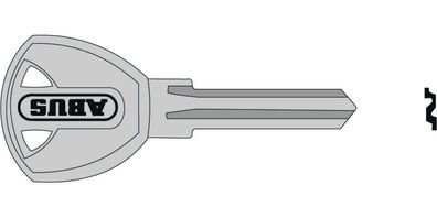 ABUS Ersatzschlüssel Rohl. E6 52