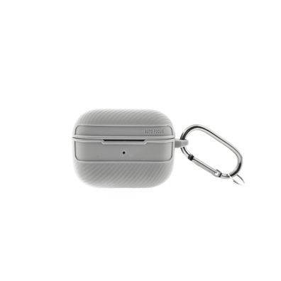 Kopfhörerhülle Carbon Etui kompatibel mit AirPods Pro 2 mit Karabineranh