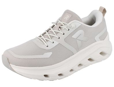 RIEKER R Evolution Damen Sneaker beige Textil weit