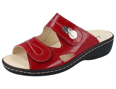 LONGO 1019301 Damen Pantolette cherry/Leder