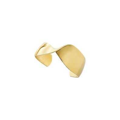 Breil Zeitloser vergoldeter Armreif für Damen Retwist TJ3463 6 x 5 cm
