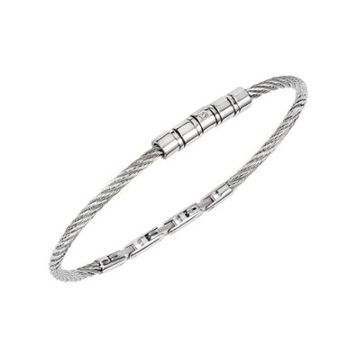 Breil Stylisches Stahlarmband für Männer Schleife TJ3436
