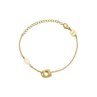 Breil Vergoldetes Armband mit Perle Tetra TJ3497