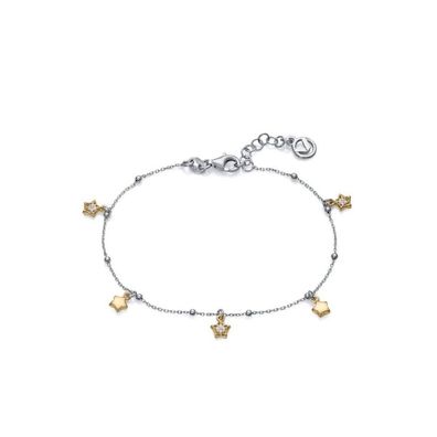 Viceroy Bicolor-Armband Sterne mit Zirkonen Silber Clasica 1338P000-30