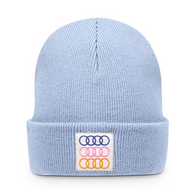 Original Audi Beanie Kleinkinder Strickmütze Kinder Mütze blau 3202603300
