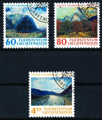 Liechtenstein 1995 Nr 1108-1110 gestempelt SA1919A