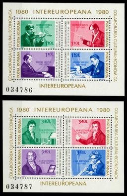 Rumänien Block 169 + 170 postfrisch S0050C2